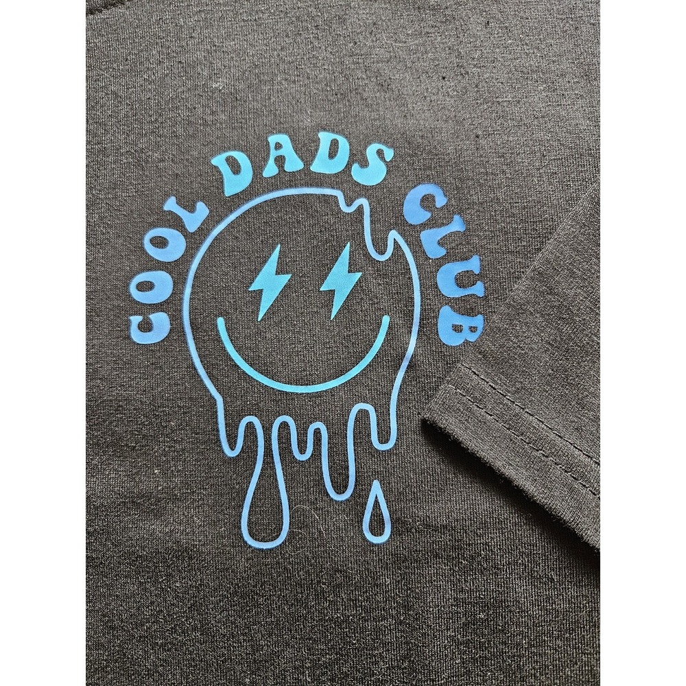 NWOT Cool Dads Club Men's Black Graphic T-Shirt, Short Sleeves, Large - Picture 2 of 6